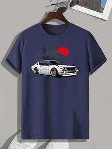 Men'S Casual Short-Sleeve Sports T-Shirt - Schwarz - Übersicht 6