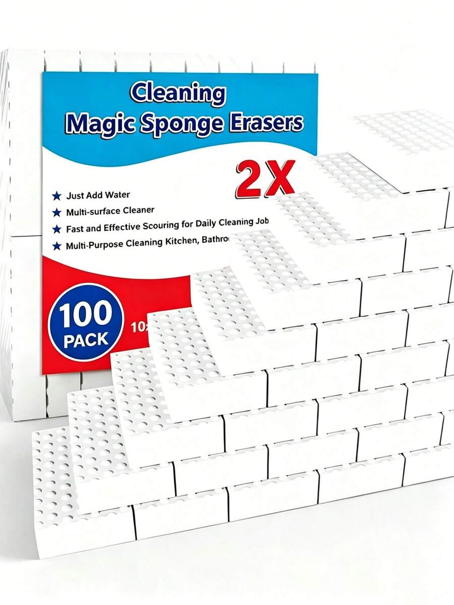 1/5/10/15/20pcs High Density Compressed Nano Sponge, Magic Cleaning Sponge, Car Interior Cleaning, Stain Removal, Durable, Kitchen Sponge