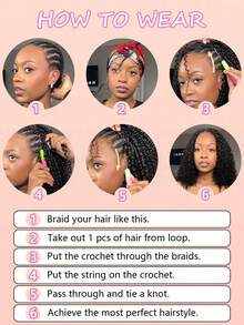bling hair 4-Pack / 200g Braided Burmese Curly Hair Extensions, Double Knotted, Raw Remy Hair, Pixie Curls, Burmese Curly Remy Hair Bundles - Natural Black - View 9