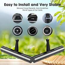 2 buah Klip Diffuser Aromaterapi Minimalis, Diffuser Penyegar Udara, Aksesori Dekorasi Mobil, DIY Pengharum Ruangan yang Dapat Disesuaikan, Termasuk 10 Stik Isi Ulang, Cocok untuk Mobil, Kantor, Dapur, Kamar Mandi, Kandang Hewan Peliharaan - Beraneka warna - View 5