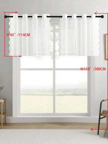 1pc/2pcs Bohemian Sheer Curtains, Light Filtering Tassel Drapes For Living Room Bedroom, Elegant Window Treatment, Flowy Fringe Design, Soft Breeze Decor, Privacy Semi-Transparent, Farmhouse Vintage Style, Easy Hang Gift - White - View 28
