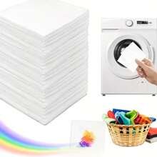 [New Hot-Selling Product Launch]10/100pcs Colorful Dye Catcher Laundry Sheets - Prevents Dye Transfer, Allows Mixed Washing, Achieves Bright Results, Suitable For Home And Commercial Use, Laundry Room Essential. - Multicolor - View 8