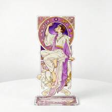 Dr. Stone 15cm Acrylic Stand Keychain Senku Ishigami Senku Rising Sun 2-Sided High Definition New Art Style Greek Mythology Anime Desktop Decor Gift - Black - View 5