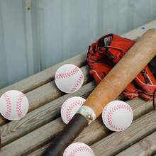 7CM Baseball Softball Hardball Training Balls Handmade Baseballs Hard&Soft Baseball Outdoor Practice Team Game - Multicolor - View 3