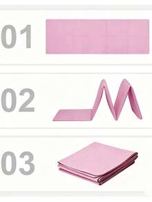EVA Yoga Mat Pilates Solid Color Exercise Mat, With Strap, Suitable For Yoga, Pilates, Plank, Fitness, Gymnastics, Workout, Gym, Home Exercise, Great Gift For Mother's Day, Birthday, Yoga Equipment, Exercise Mat - Multicolor - View 7