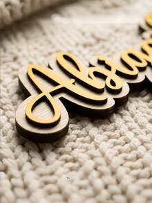 1PC Customized Name Sign, Double Layer Material Durable, Personalized Name Photo Prop Decor, Multi-Functional Wall Hanging Room Decoration, Customized Party Decoration, Perfect Gift, Room Decor, Aesthetic Room Decor - Multicolor - View 6
