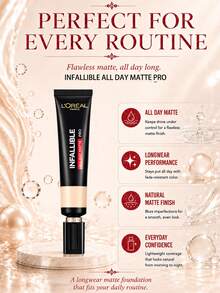 L’Oreal Paris L'Oreal PRO 粉底液 #300，10/35ml，雙重控油配方，高遮瑕，防水防暈染，輕盈配方，持久霧面妝效，適合油性肌膚 - 吸油棒PRO恆放溢彩持色粉底液#300 - 查看 11