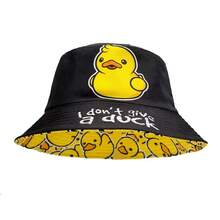 Unisex Reversible Bucket Hat, Fashionable Yellow Duck Print, Lightweight Bucket Hat, Suitable For Parties And Outdoor Activities - A - View 5