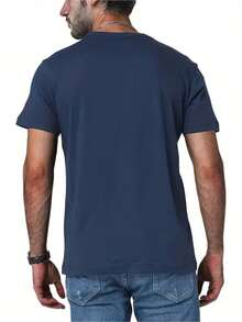 Men'S Casual Short-Sleeve Sports T-Shirt - Schwarz - Übersicht 9