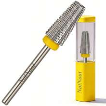 NotNoot 3/32" Carbide Nail Drill Bit - 5 In 1 Cuticle Drill Bits For Nails, Gel Remover Drills Bit, Professional Nails File Bits For Old Skin And Nails, Manicure Pedicure Gel Polishing, Right Hand Use - Silver - View 11