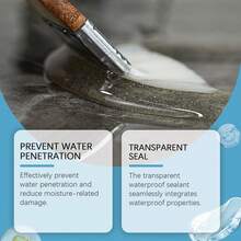 Transparent Waterproof Sealant Invisible Sealing Glue Fast Filling Multi-Purpose Waterproof Adhesive For Construction And Home Use - A - 查看 3