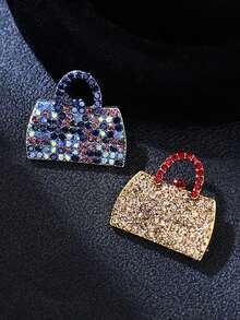 1pc Handbag Brooch, Versatile Premium Niche Pin, Daily Outfit Accessory - Handbag Brooch - View 3