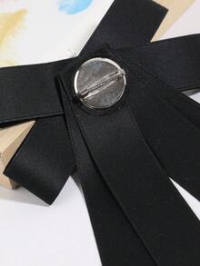 1件女款時尚優雅仿寶石水鑽吊墜蝴蝶結，適合派對與宴會搭配 - 彩色 - 查看 4