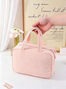 Portable Hanging Travel Toiletry Bag, Large Capacity Multi-Compartment Cosmetic Bag, Travel Toiletries Organizer, Foldable Toiletry Bag For Women - Multicolor - View 16