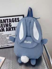 XD Nueva mochila ligera de conejo para niños, mochila compacta - Mochila de estudiante ligera y cómoda, adecuada para volver a la escuela, viajes, aprendizaje, mochila para niños, unisex, regalo perfecto - Multicolor - Ver 10