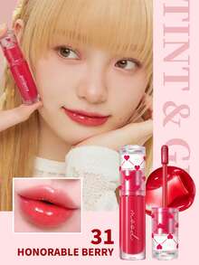 PERIPERA Ink Mood Glowy Tint #31 Honorable Berry 1支 4g，暖色調多汁莓果玻璃感保濕亮澤唇釉，不黏膩，適合暖色調肌膚，日常春夏妝容 - 031 榮譽草莓狂(軟莓) - 查看 1