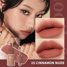 PERIPERA Ink Velvet 絲絨唇釉 #25 Cinnamon Nude 1支 4g，保濕絲絨霧面唇彩，暖色肉桂裸色，適合所有膚色，唇頰兩用日常彩妝 - 25 肉桂裸粉色 - 查看 6