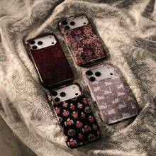 Classic Floral Pattern Phone Case Aesthetic Vintage  2026 For 17 Air 16 15 14 Plus 13 12 11 Pro Max  Galaxy PLus Ultra 22 23 24 25 26 Series Gift For Her, For Teen Girl Smartphone Cellphone - Design#1 - View 9