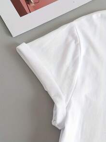Women T-Shirts - 白色 - 查看 4