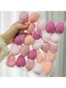 12 piezas de esponjas de belleza de tamaño mediano, licuadora de maquillaje para mezclar líquidos, cremas y polvos, esponja cosmética de base húmeda y seca sin látex, multicolor y adecuada para todo tipo de piel,esponjas esponjas de baño esponjas para maquillaje - color - Ver 15