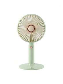 1件裝可充電便攜式3段調速大尺寸桌面風扇含底座，迷你USB供電風扇附充電線 - A - 查看 13