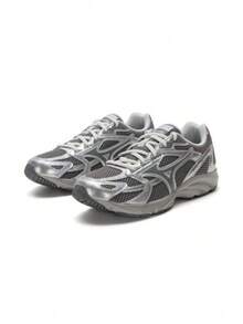 Mizuno 新款防滑網布透氣 SPARK CNIII 復古休閒慢跑鞋，中性款 - 銀色/深灰色 - 查看 1