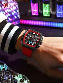SANDA. OFNS 1203 Luxury Men's Quartz Watch Multifunctional Timing Watch Three Eye Six Pin Quartz Watch Calendar Business Men's Watch - One Size Fits All - View 6