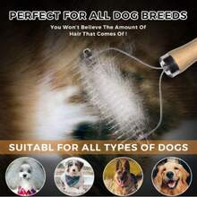 Professional Pet Grooming Dematting Tool Stainless Steel Undercoat Brush For Large Medium Dogs & Cats - View 4