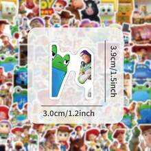 100pcs 2026 New Anime Movies Toy S-Tory Character Self-Adhesive Stickers, Multi-Pattern PVC Decals For Skateboard Cup Scrapbook Ornament - Multicolor - View 2