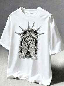 Women T-Shirts - 白色-1 - 查看 1