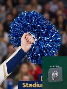 Sparkling Cheering Squad Hand Flower With No Shedding Design Sleek Cheer Hand Flowers For Dancers Fans Dense Cheerleader Pom Poms To Hold In Stage Show 2026 World Cup Cheerleader Pompoms Soccer Cheer Stuff Basketball Cheerleading Golf - Hand-cranked Flowers - View 12