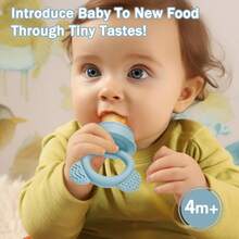 Rabbit, Koala, Bear Teether, Baby Fruit & Vegetable Pacifier, Baby Feeding Tool, Soft Silicone Material - Multicolor - View 3