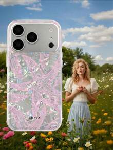 GIIPPA 1件粉色海星圖案設計手機殼，適用於Phone 17 Pro Max，相容於Phone 16 Pro Max、15 Pro Max、14 Pro Max，韓系高端時尚趣味手機殼，相容於11/12/13/14/15/16 Pro Max Plus，優雅設計適合男女使用，聖誕節、情人節、復活節、婚禮季和生日送給女友的完美禮物！ - 粉色 - 查看 7