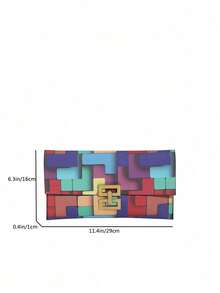 Dedoo 2026 Latest Fashion Colorful Plaid Handbag - Multicolor - View 10