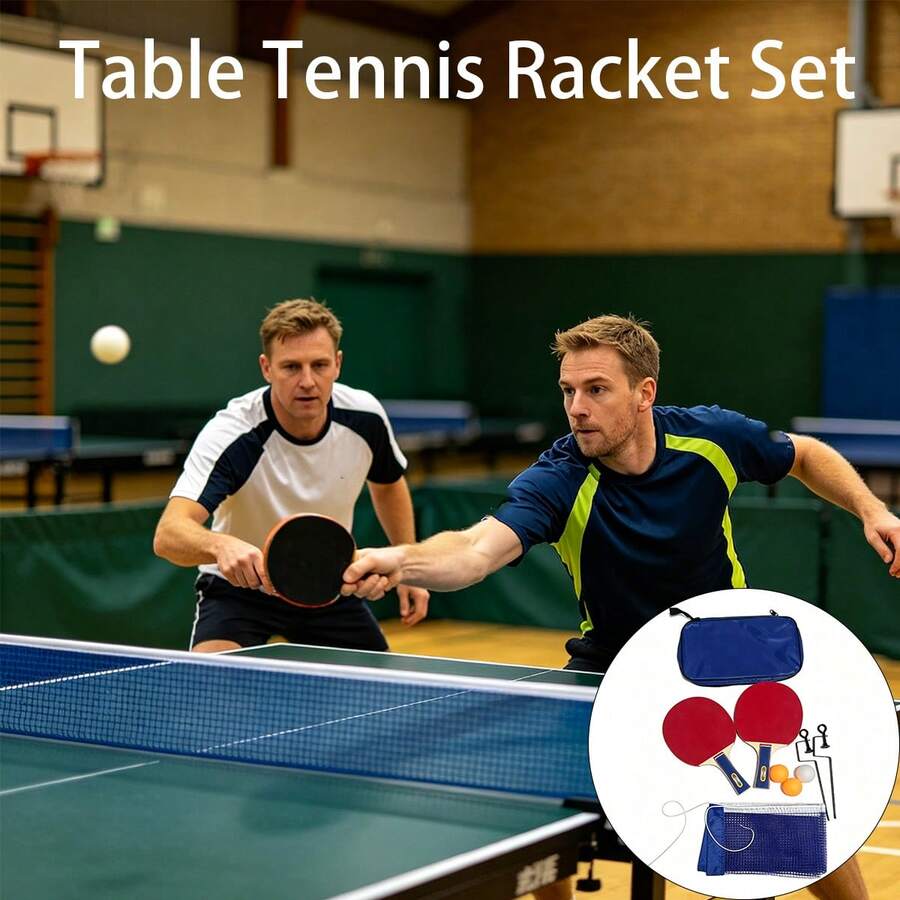 1pc Table Tennis Fitness Training Set, Back To School Gift, School, Club & Beginner, Competition & Practice Dual-Use Table, Sports Leisure & Game Equipment, Includes Storage Bag