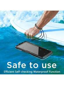 15M IPX8 Waterproof Phone Case, Underwater Touch Screen Universal Phone Pouch, HD Anti-Fog Protective Cover For 6.9" Smartphones, Ideal For Swimming Diving Beach - Multicolor - View 11