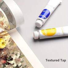 2 Rolls Professional Artist Tape - Acid-Free, Medium Adhesion, Strong Grip, Suitable For Painting, Sketching, Jewelry Making, Bac, First Day Of School - Multicolor - View 7