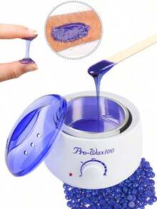 Máquina de depilación para cabello con enchufe estadounidense, calentador de cera, epilator, kit de depilación con cera y calentador de parafina, máquina para calentar frijoles de cera y cuentas.Navidad, Regalo de Navidad, Invierno, Día de Acción de Gracias, Decoración Navideña - Multicolor - Ver 1