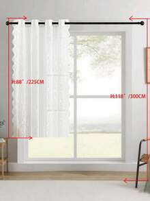 1pc/2pcs Bohemian Sheer Curtains, Light Filtering Tassel Drapes For Living Room Bedroom, Elegant Window Treatment, Flowy Fringe Design, Soft Breeze Decor, Privacy Semi-Transparent, Farmhouse Vintage Style, Easy Hang Gift - White - View 21