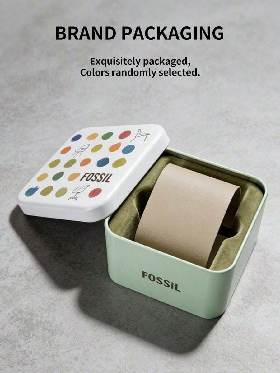 Caja Organizadora de Relojes Resistente a la Presión para Viajes, Empaque de Regalo Elegante para Aniversario, Día de San Valentín, Día del Padre, Graduación FOSSIL-WATCHBOX-1 - Multicolor - Ver 1