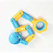 Multi-Functional Educational Stress Relief Toy Gift Set, Finger Transformation Chain, Finger Spinner, Multi-Player Tic Tac Toe Desktop Game, Wooden Stacking Blocks Color Sorting Matching Teaching Aid, Children's Thinking Training Birthday Gift - Multicolor - View 17