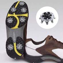 20 Short Teeth Hole Golf Spikes – Fast Twist Studs For Footjoy Golf Shoes - 彩色 - 查看 2