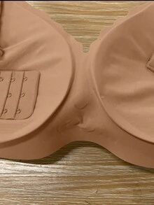 1件裝孕婦哺乳內衣，透氣產後餵奶胸罩，舒適聚攏防下垂一體式內衣 - 卡其色 - 查看 6