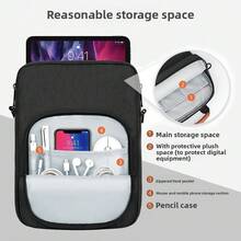 9.8-13.3 吋 Apple 筆電保護套袋，附內袋，可作為平板斜背包使用，透氣防水 EWNG - 查看 9