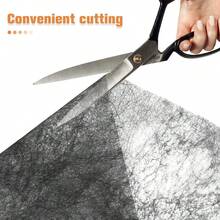 2pcs 39.3in*78.7in Iron-On Fusible Interlining, Non-Woven Lightweight Medium Weight Clothing Interlining, Polyester Single-Sided Single-Sided, Suitable For Sewing, Bags, Home Decor, DIY Crafts, Clothing Reinforcement - 2 Items - View 4