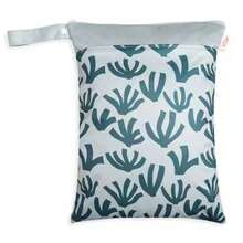 1pc Vintage Print Beach Vacation Waterproof Storage Bag,Back To School - Mint Green - View 7