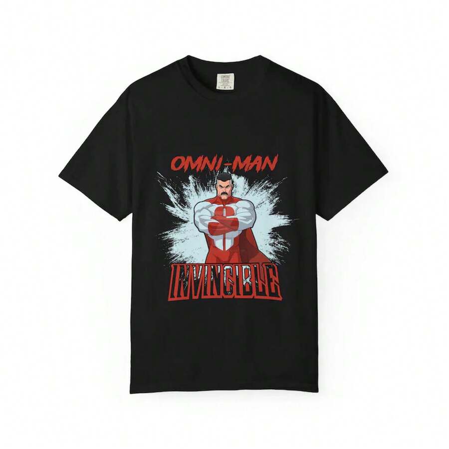 Omni-Man Invincible Comic Hero Shirt |     Superhero Graphic--Shirt - Color 2 - View 1