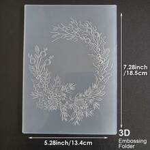 3D Embossing Folder Vintage Floral Forest Scene Embossing Template DIY Scrapbook Card Making Craft Supplies Scrapbook/Journal/Card Making Xmas Greeting Card Christmas Invitation Holiday Journal - 3D - View 17