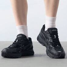 Mizuno New LG 10S Mesh Breathable Sports Shoes, Retro Lightweight Running Shoes For Men And Women - Black - View 4