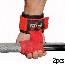 2pcs/Set Fitness Lifting Straps Deadlift Grip Straps Weightlifting Anti-Slip Wrist Wraps Strength Training Gym Workout Polyester Thickened Wear-Resistant Lifting Straps For Men And Women - Multicolor - View 10